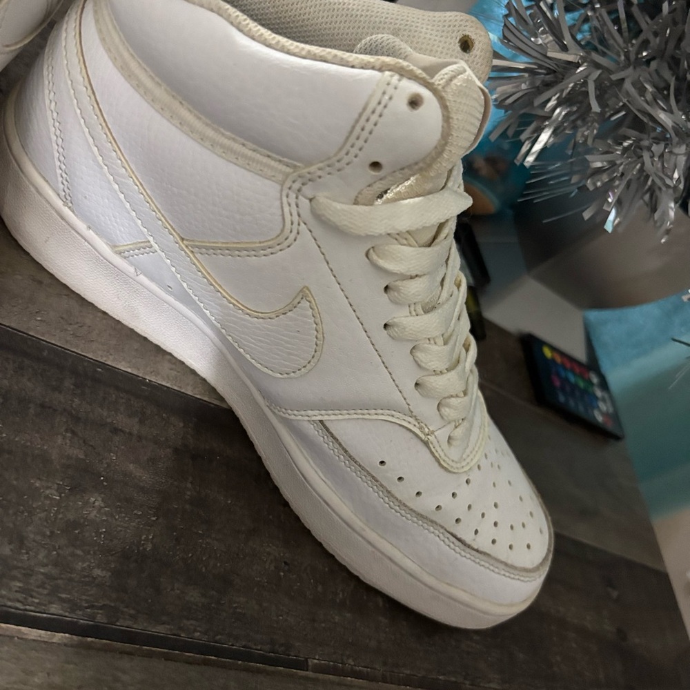 Nike High-Top Sneakers in White